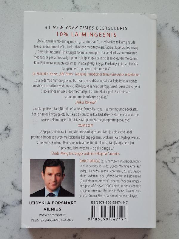 10% laimingesnis - Dan Harris, knyga 3