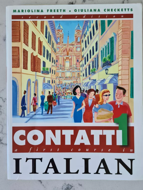 Contatti: A First Course in Italian: Student Book, Support Book - mariolina freeth, knyga 4