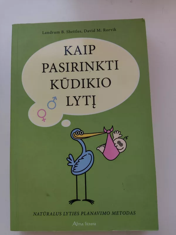 Kaip pasirinkti kūdikio lytį - Landrum B. Shettles, knyga