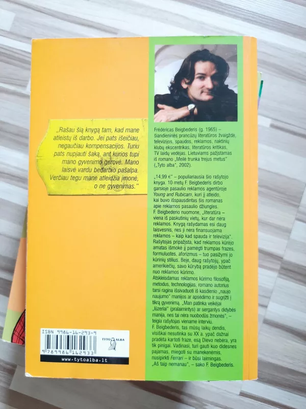 14.99 € - Frederic Beigbeder, knyga