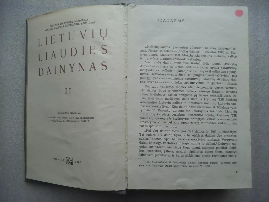 Lietuvių liaudies dainynas II vestuvinės dainos - Autorių Kolektyvas, knyga 3