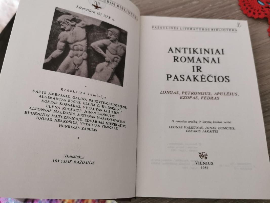 Antikiniai romanai ir pasakėčios - Autorių Kolektyvas, knyga 4