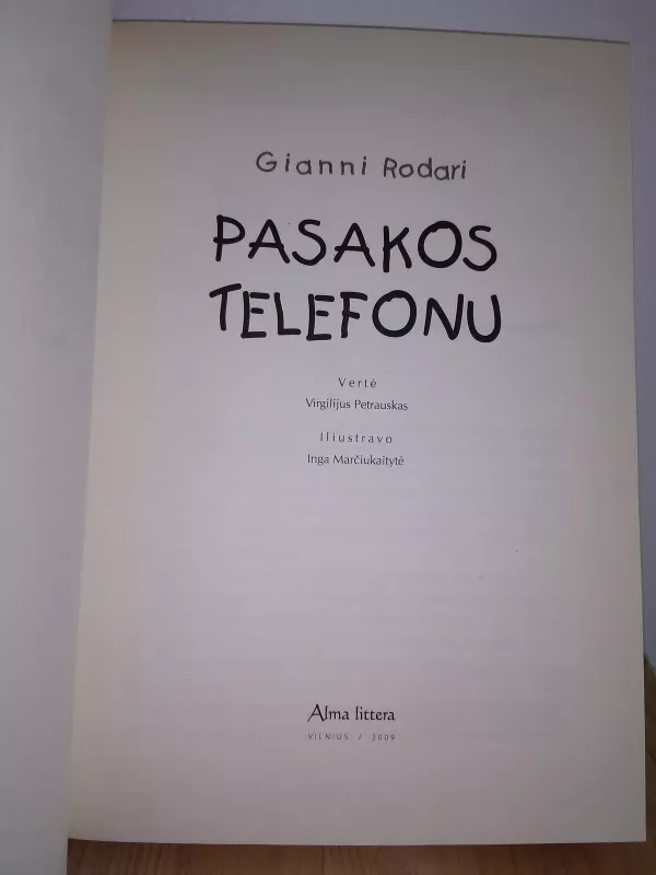 Pasakos telefonu - Gianni Rodari, knyga 3