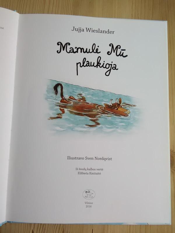 Mamulė Mū plaukioja - Jujja Wieslander, knyga 4