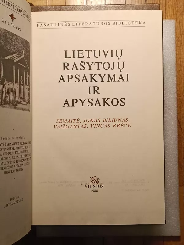 Lietuvių rašytojų apsakymai ir apysakos - Autorių Kolektyvas, knyga