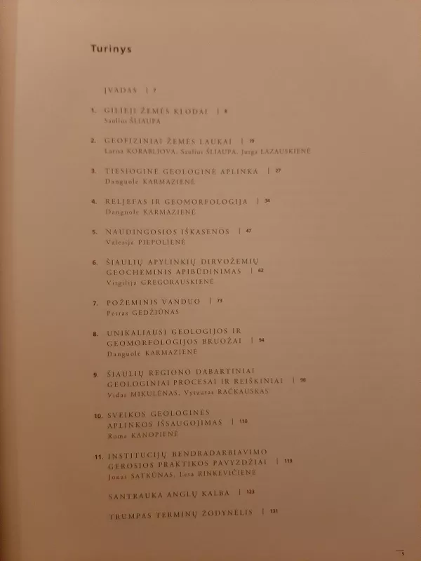Šiaulių krašto geologija - Autorių Kolektyvas, knyga 3