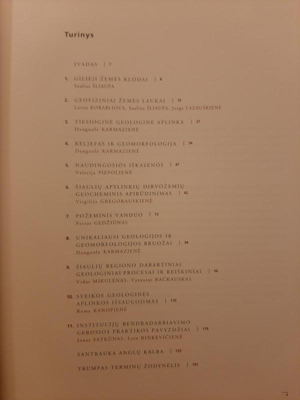 Šiaulių krašto geologija - Autorių Kolektyvas, knyga 3