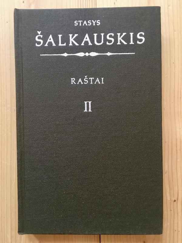 Raštai (II tomas) - Stasys Šalkauskis, knyga 2