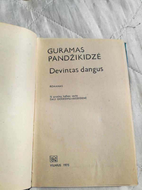 Devintas dangus - Guramas Pandžikidzė, knyga