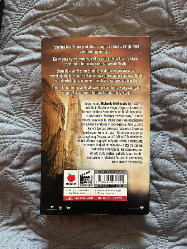 Aš esu legenda - Richard Matheson, knyga