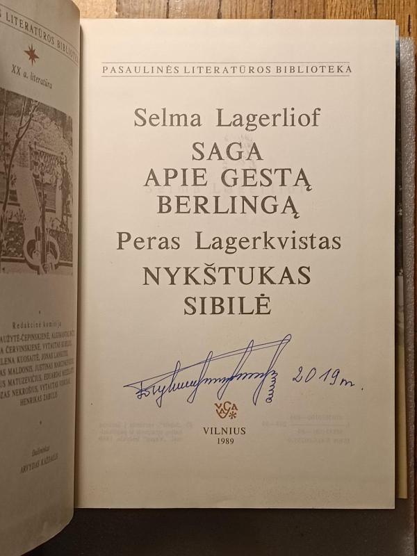 Saga apie Gestą Berlingą. Nykštukas. Sibilė - S. Lagerliof, P.  Lagerkvistas, knyga 2