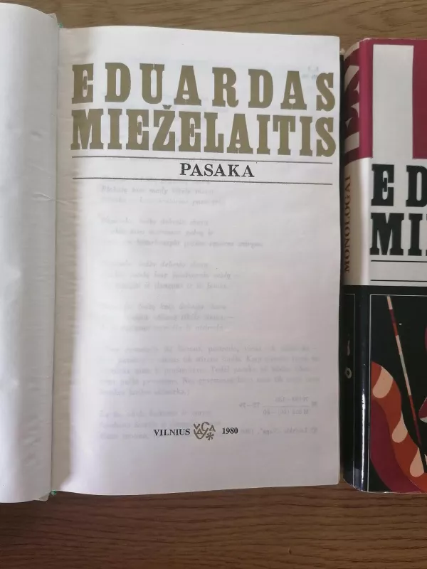 Eduardas Mieželaitis – Pasaka ir Monologai (2 knygos) - Eduardas Mieželaitis, knyga 3