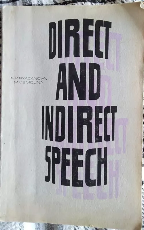 Direct and indirect speech - N.A. Rezanova, knyga 2