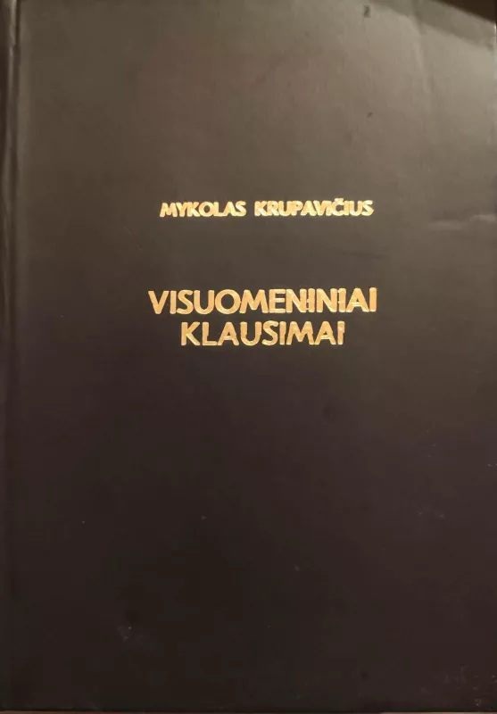 Visuomeniniai klausimai - Mykolas Krupavičius, knyga