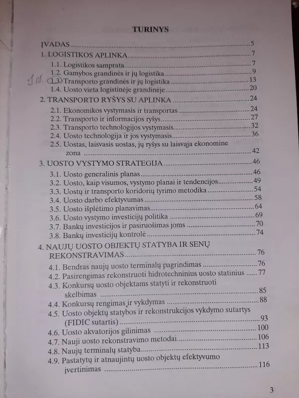 Uostų vystymas ir logistika - Vytautas Paulauskas, knyga 4