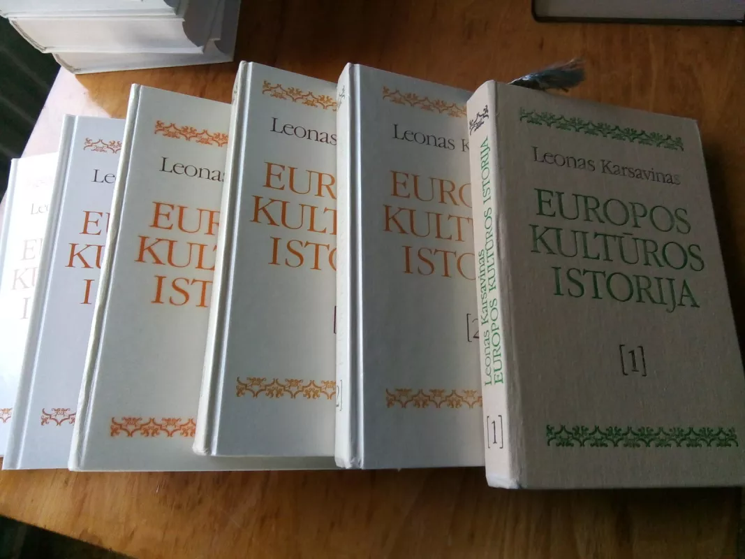 Europos kultūros istorija (1-6 tomai) - L. Karsavinas, knyga
