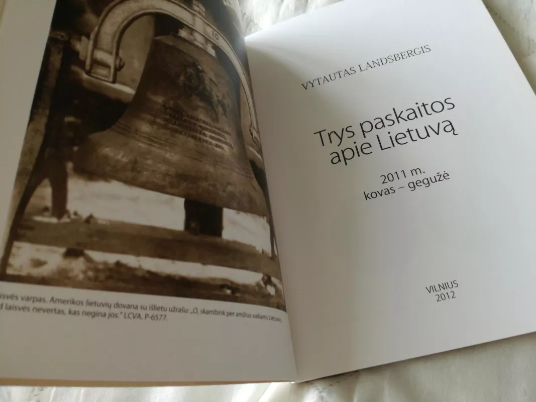 Trys paskaitos apie Lietuvą - Vytautas Landsbergis, knyga 2