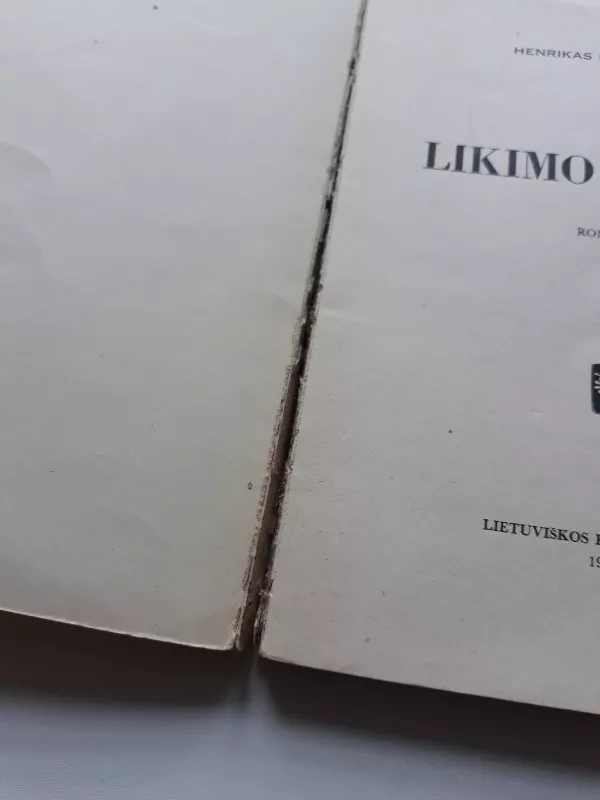 Likimo žaismas - Henrikas Lukaševičius, knyga