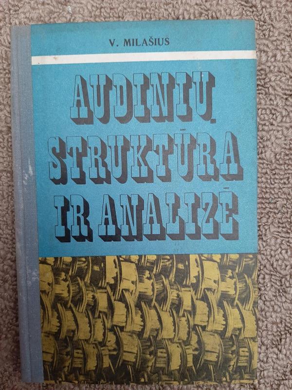 Audinių struktūra ir analizė - V. Milašius, knyga 2