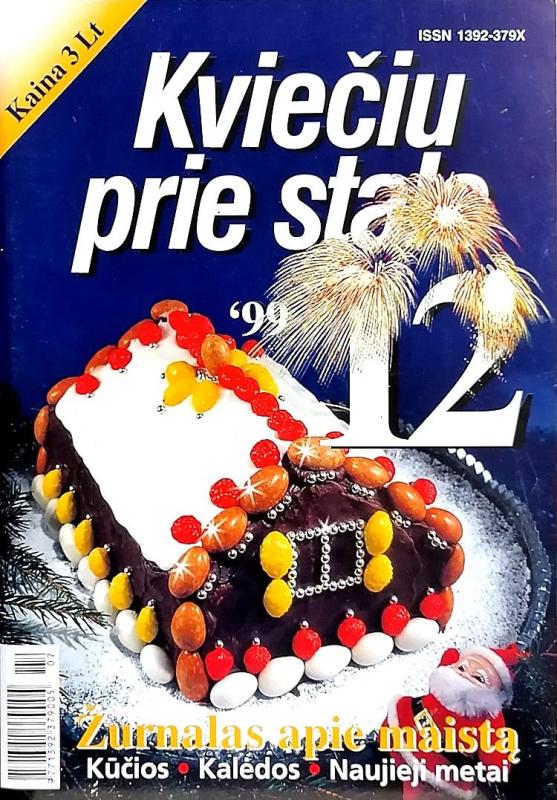 Kviečiu prie stalo 1999 m., Nr. 12 - Autorių Kolektyvas, knyga 3
