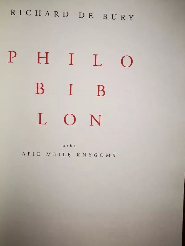 Philobiblon - Autorių Kolektyvas, knyga 3