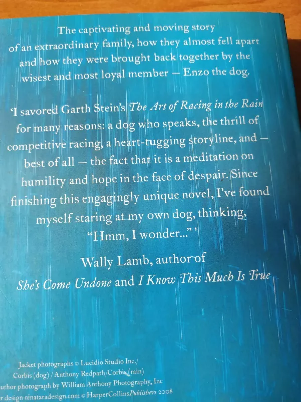 The Art of Racing in the Rain - Garth Stein, knyga 3