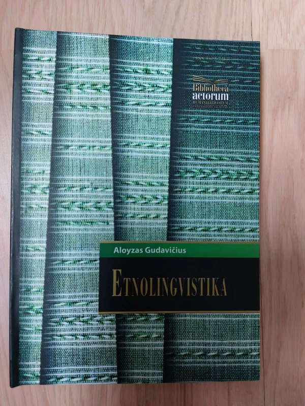 Etnolingvistika - Aloyzas Gudavičius, knyga