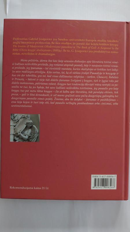 Pasaulis ir knyga - Gabriel Josipovici, knyga 2