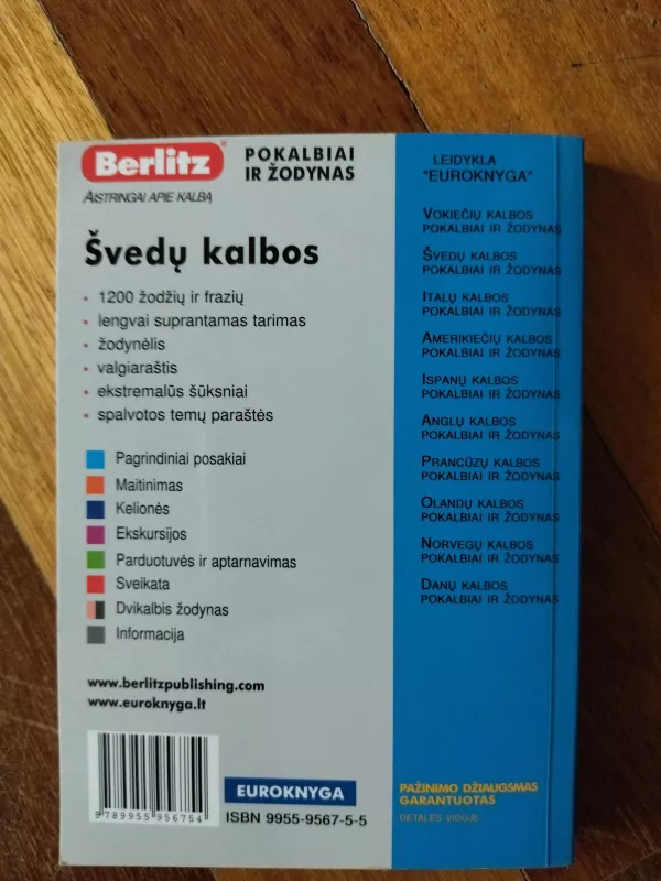 Švedų kalbos pokalbiai ir žodynas - Autorių Kolektyvas, knyga