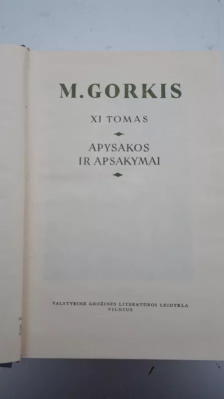 Raštai (11 tomas) - Maksimas Gorkis, knyga 2