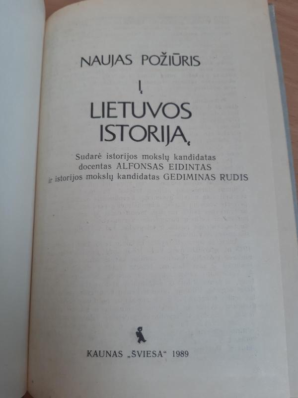 Naujas požiūris į Lietuvos istoriją - A. Eidintas, knyga 2