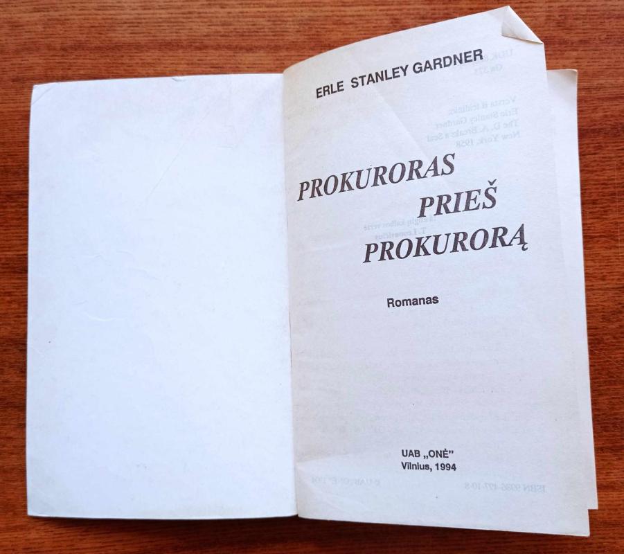 Prokuroras prieš prokurorą - Erle Stanley Gardner, knyga 3