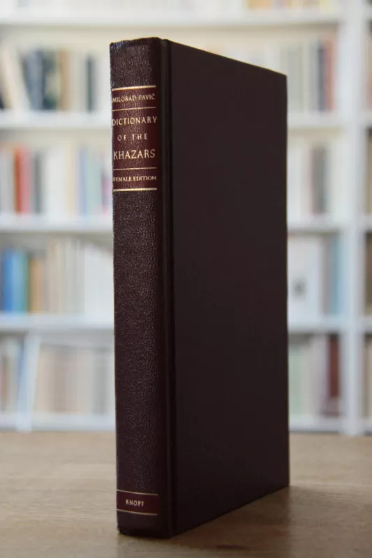 Dictionary of the Khazars (hardcover) - Milorad Pavič, knyga 2