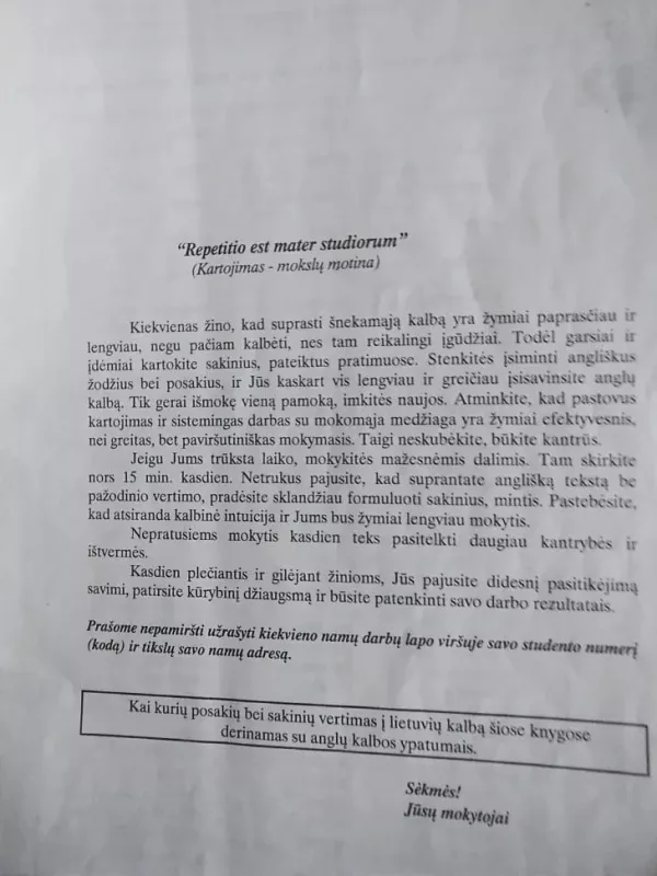 International Correspondence Course 9-10-11-12 pamokos. Anglų kalba pradedantiesiems - Autorių Kolektyvas, knyga 5