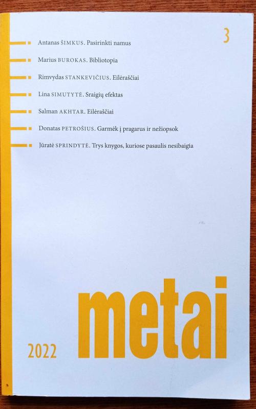 Metai, 2022 m. Nr. 3 - Autorių Kolektyvas, knyga 2
