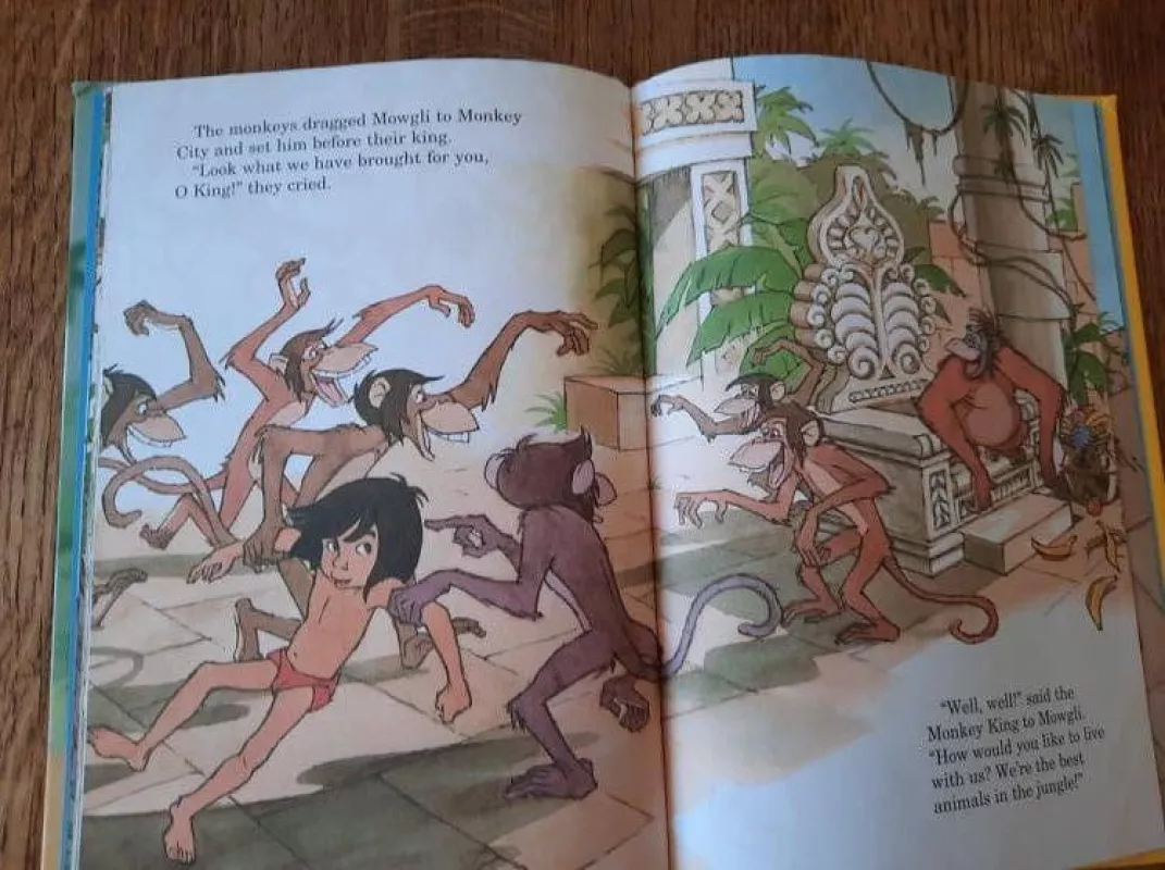The Jungle Book. Mowgli and Kaa the Python - Walt Disney, knyga 4
