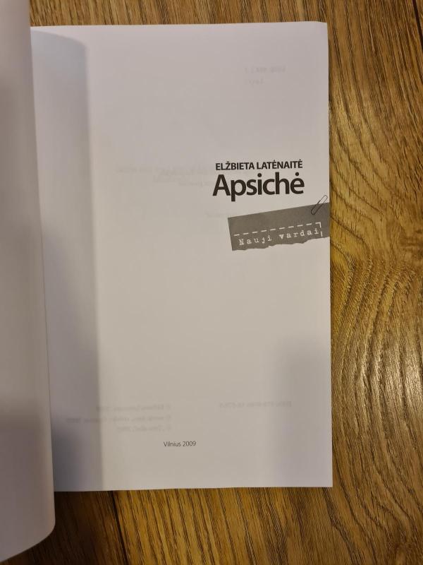 Apsichė - Elžbieta Latėnaitė, knyga 4