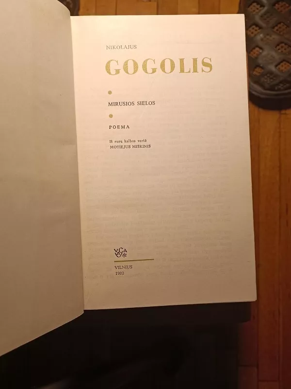 Mirusios sielos - Nikolajus Gogolis, knyga 2