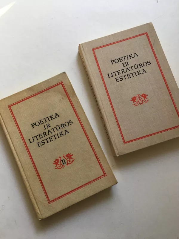 Poetika ir literatūros estetika (2 knygos) - Vanda Zaborskaitė, knyga