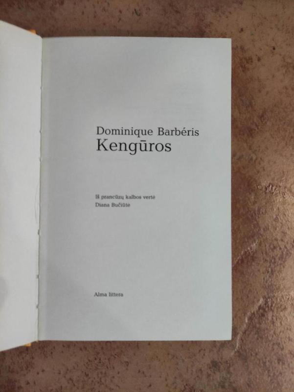 Kengūros - Dominique Barberis, knyga 3