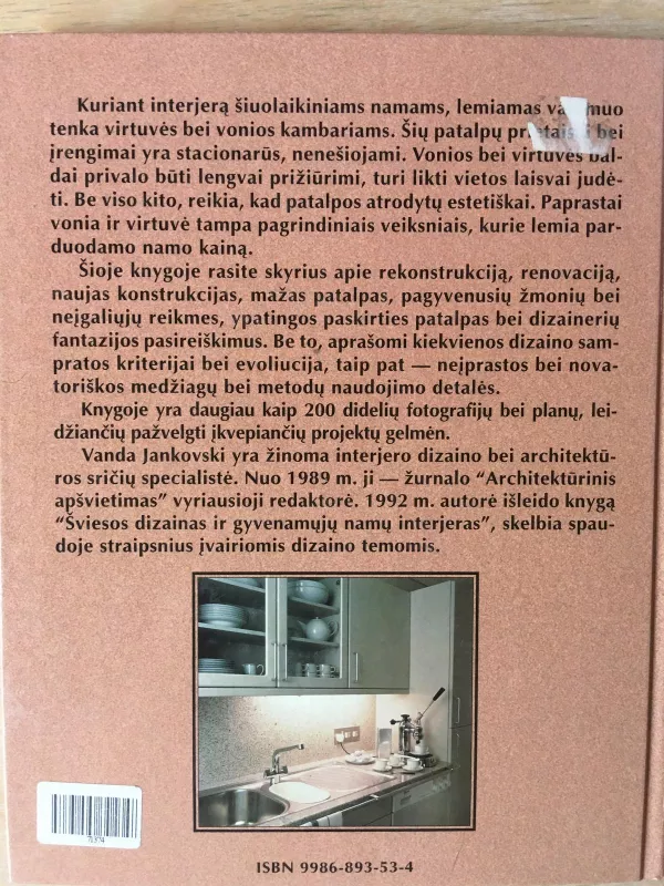 Virtuvių Ir Vonių DIzainas - Vanda Jankovski, knyga 3