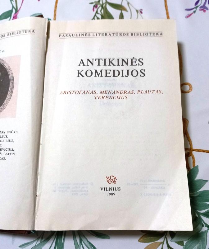 Antikinės komedijos - Autorių Kolektyvas, knyga 2