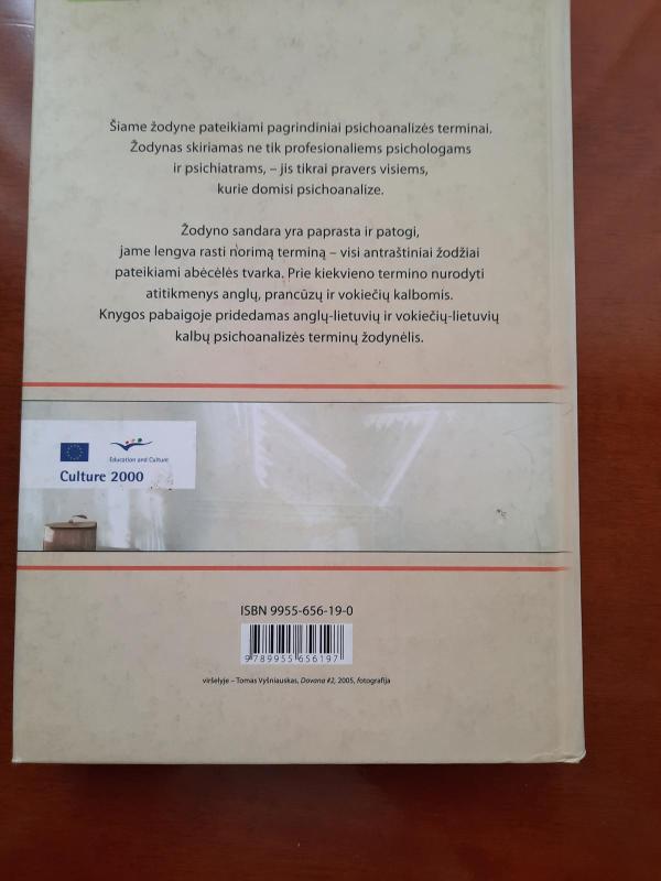 Psichoanalizės žodynas - Stig Fhaner, knyga 2