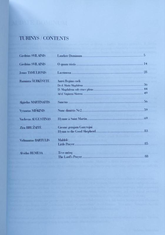 Laudate Dominum. Nauja lietuvių muzika chorui - Autorių Kolektyvas, knyga 2