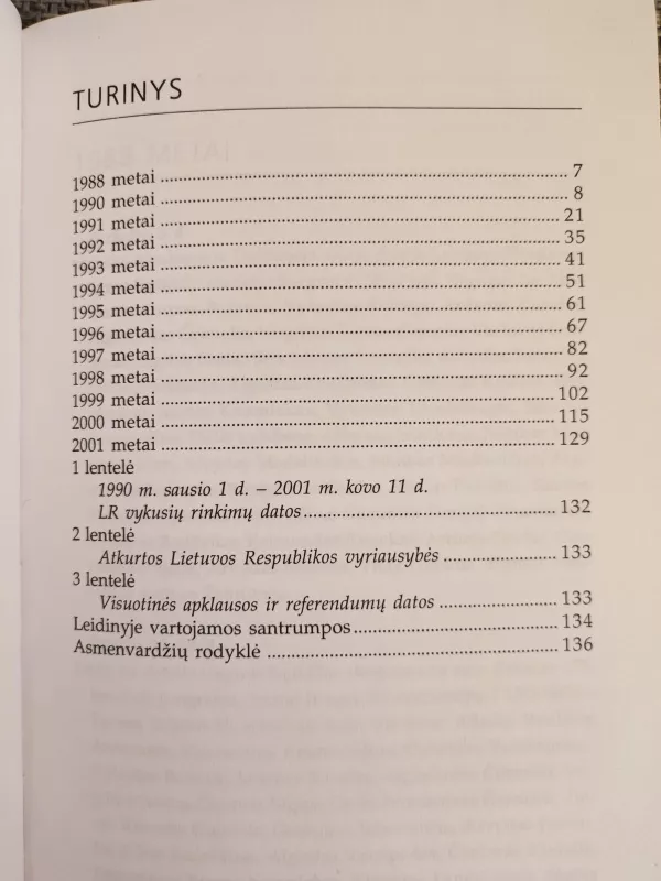 Svarbiausių Lietuvos įvykių žinynas 1990-2001 m. - Saulius Spurga, knyga 2