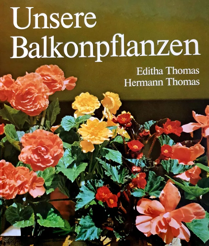 Unsere Balkonpflanzen - Editha Thomas, knyga