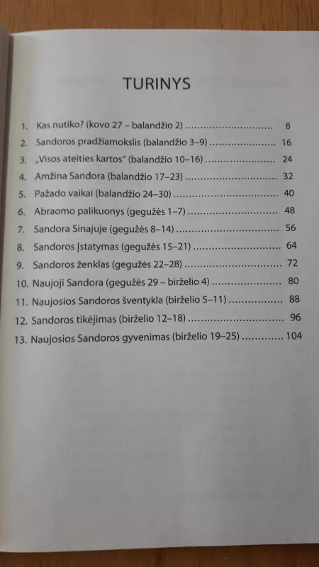 PAŽADAS- AMŽINA DIEVO SANDORA Balandis, gegužė, birželis 2021 - GERHARDAS F. HASELIS, knyga 2