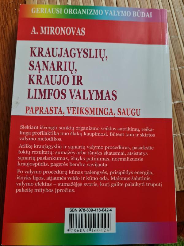 Kraujagyslių, sąnarių, kraujo ir limfos valymas - A. Mironovas, knyga 2