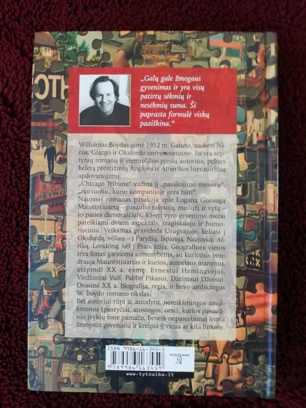 Vieno žmogaus širdis - William Boyd, knyga 2