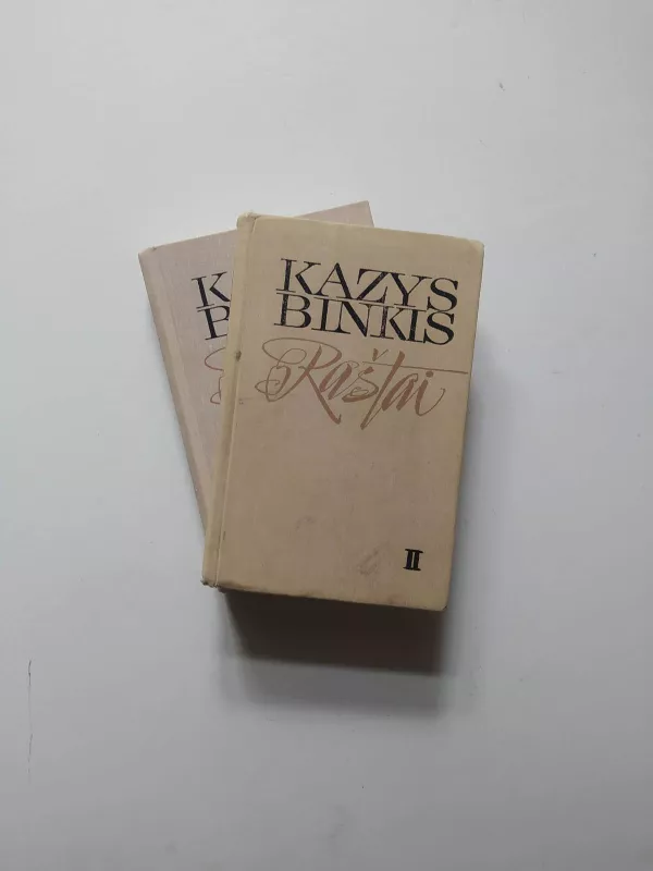 Raštai (II tomai) - Kazys Binkis, knyga